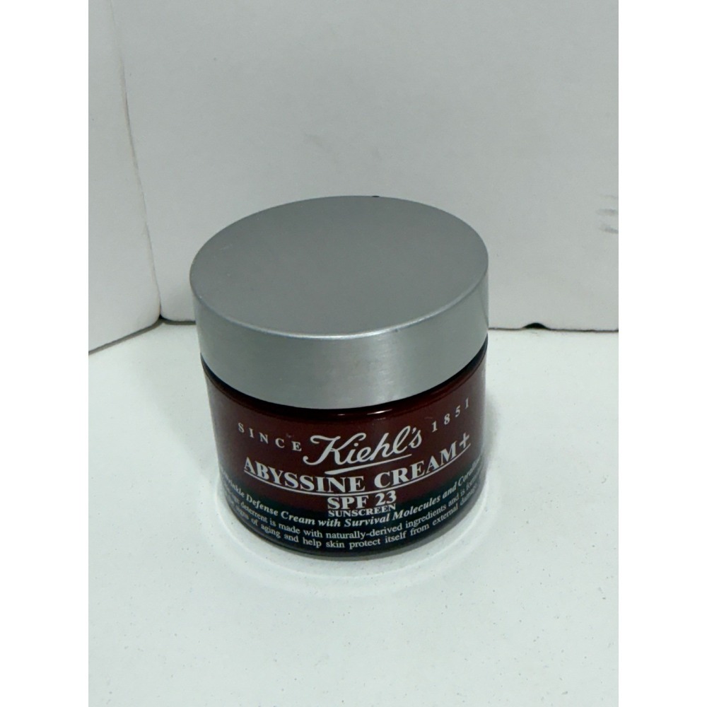 Kiehl's Abyssine Cream+ SPF 23 Wrinkle Defense Face Cream 1.7oz 50ml Jar RARE